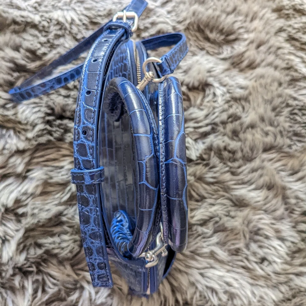 🛍️SOLD🛍️ Balenciaga Small Ville in Blue Croc embossed. - Picture 13 of 14
